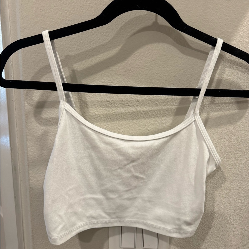Aritzia golden butter essential waist cami tank